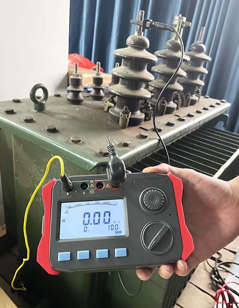 2500V Insulation Resistance Tester Meter for Measuring The Resistance Value of Various Insulating Materials and The Insulation Resistance of Transformers,Motors,Cables and Electrical Equipment