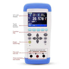 USB LCR Meter DCR Tester Touchscreen Electric Bridge for Inductance Resistance Capacitance Measurement with Frequency 50Hz 100Hz 120Hz 1kHz 2kHz 10kHz USB Storage Files Internal Trigger Mode