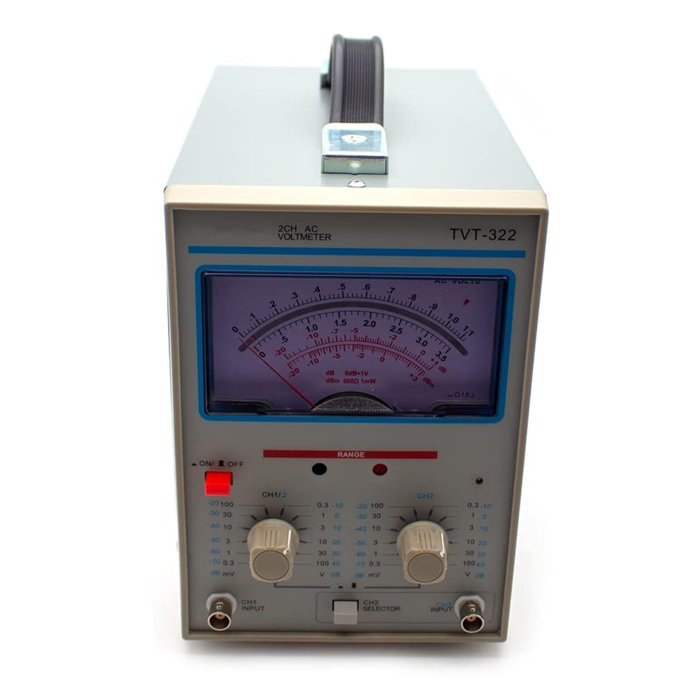 Double Needle Millivoltmeter Voltage Double Pointer Display 300uV-100V