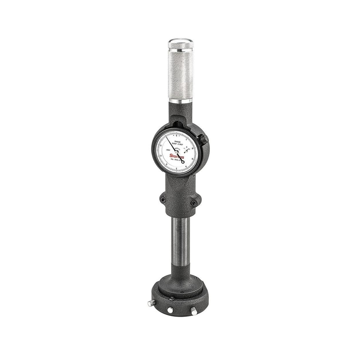 Starrett 84 Series Dial Bore Gage, 3-5-3/16" Range, .0001" Graduation