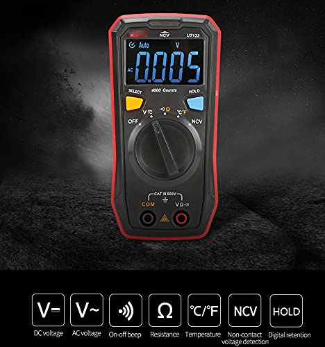 High-Definition Color Screen Automatic Range Digital Multimeter Data Retention AC and Voltmeter