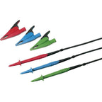 Fluke TL165X Standard Test Lead Set with Leads, Probes, Caps and Alligator Clips, 60" Cable Length, for 1650 Series Testers