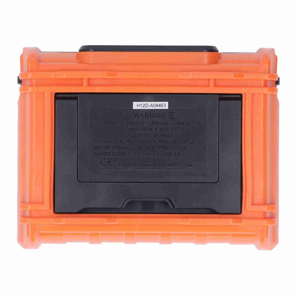Ground Tester Backlit LCD Display Automatic Shutdown Earth Meter for Iron Tower Building 600V