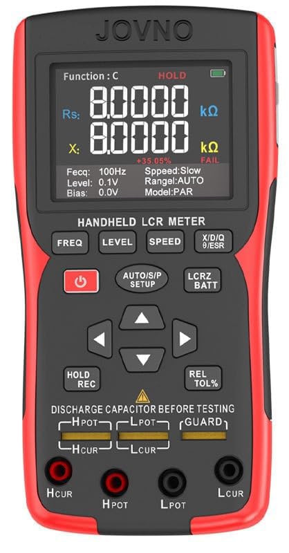 100KHz Frequency Meter Digital Inductance Capacitance Resistance Testers Electrical Multimeter
