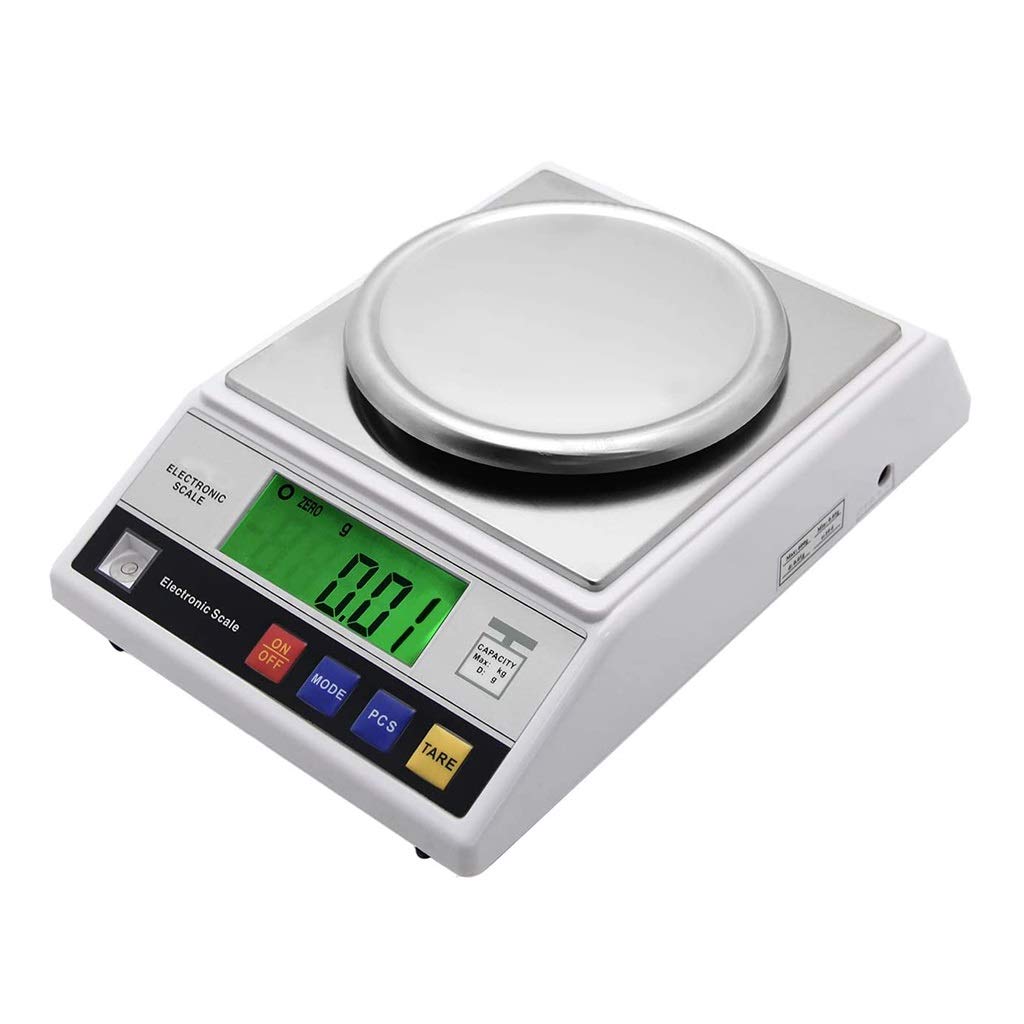 Scientific Gram Scale Analytical Balance Precision Lab Weighing and Counting with Unit Conversion LCD Display,300g/0.01g
