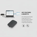 POCREATION Bluetooth Protocol Analyzer, BLE 4.0-4.2 Full Channel USB