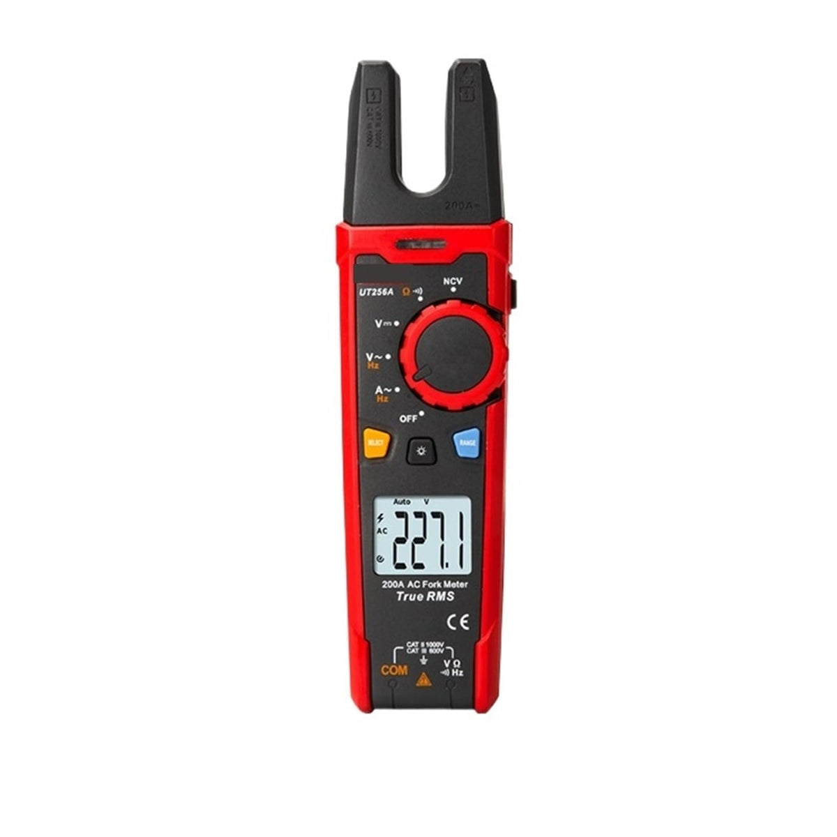 Digital Clamp Meter UT256A True RMS Fork AC Current Pliers Ammeter Voltmeter Capacitor Frequency Tester