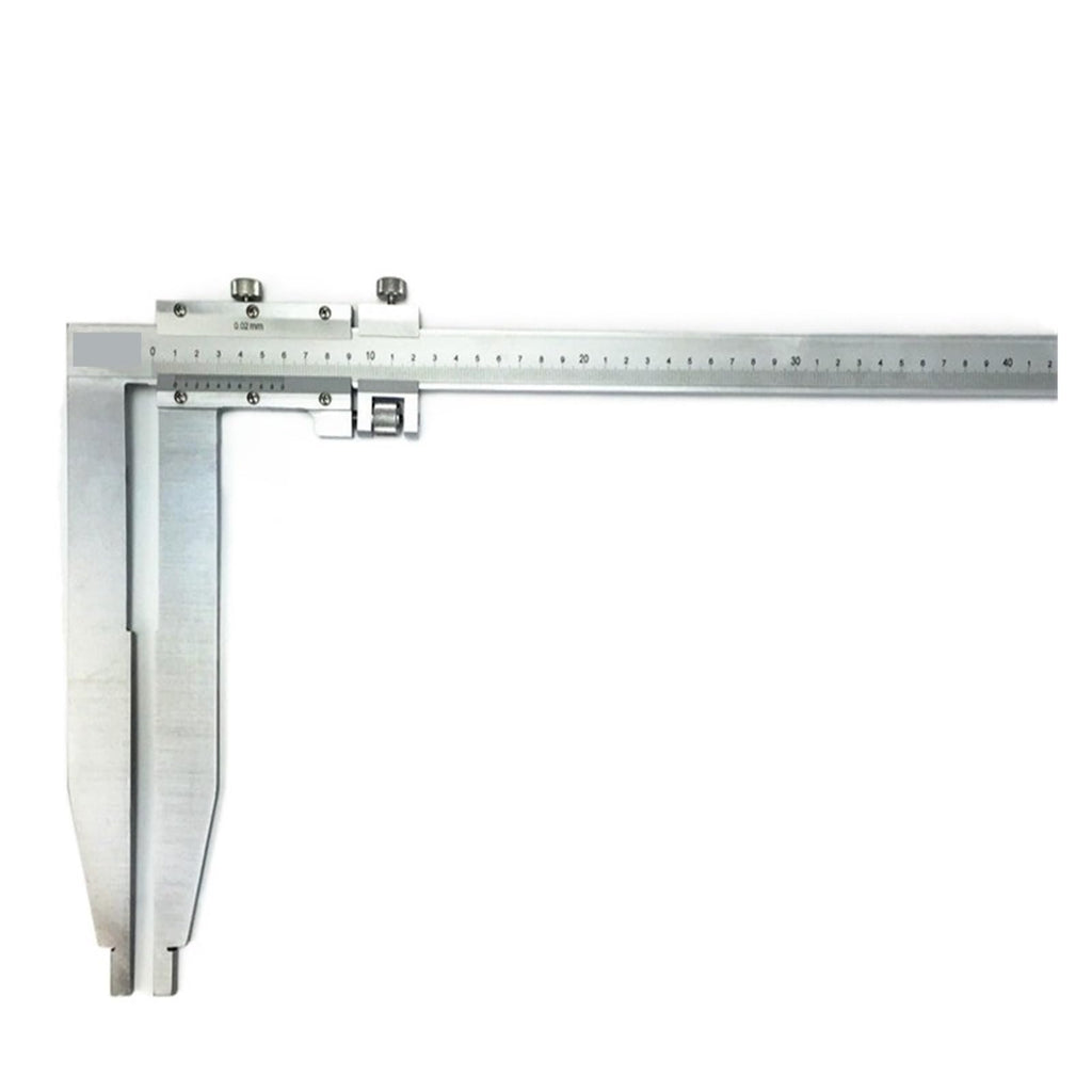 0-500mm x 250mm Heavy-Duty Vernier Caliper with Long Jaws and Pointed