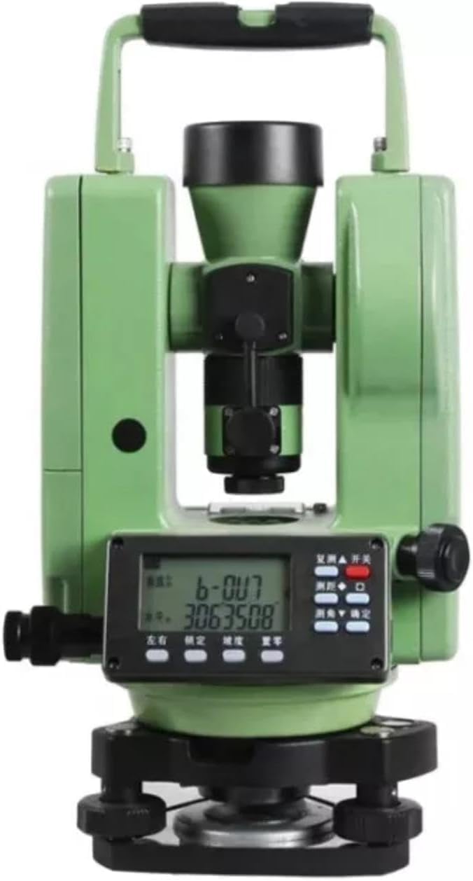 Surveying Instrument for Accurate Angle Measurement & Field Surveys (12" x 7")|Sage Green Digital Theodolite Transit Level with Electronic LCD Display |clear LCD dispaly|professional optical system