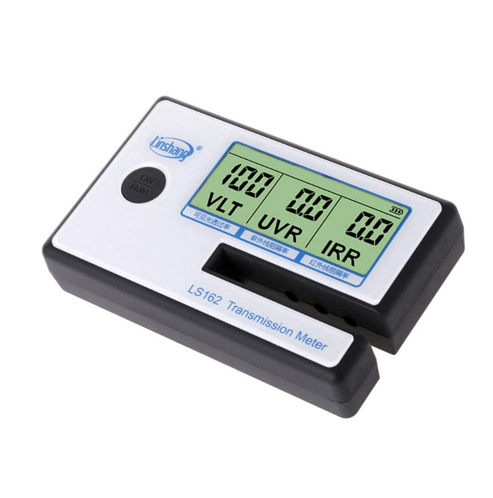 3 in 1 Solar Film Transmission Meter Window Tint Meter with UV IR Rejection Visible Light Transmittance Meter VL 550nm UV 365nm IR 950nm