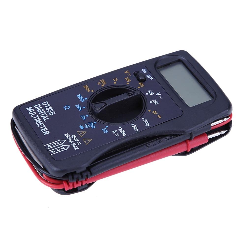 Multimeter DT83B Pocket Digital Ammeter Voltmete DC/AC Ohm Meter Tester Electrical Instruments Mini Thin