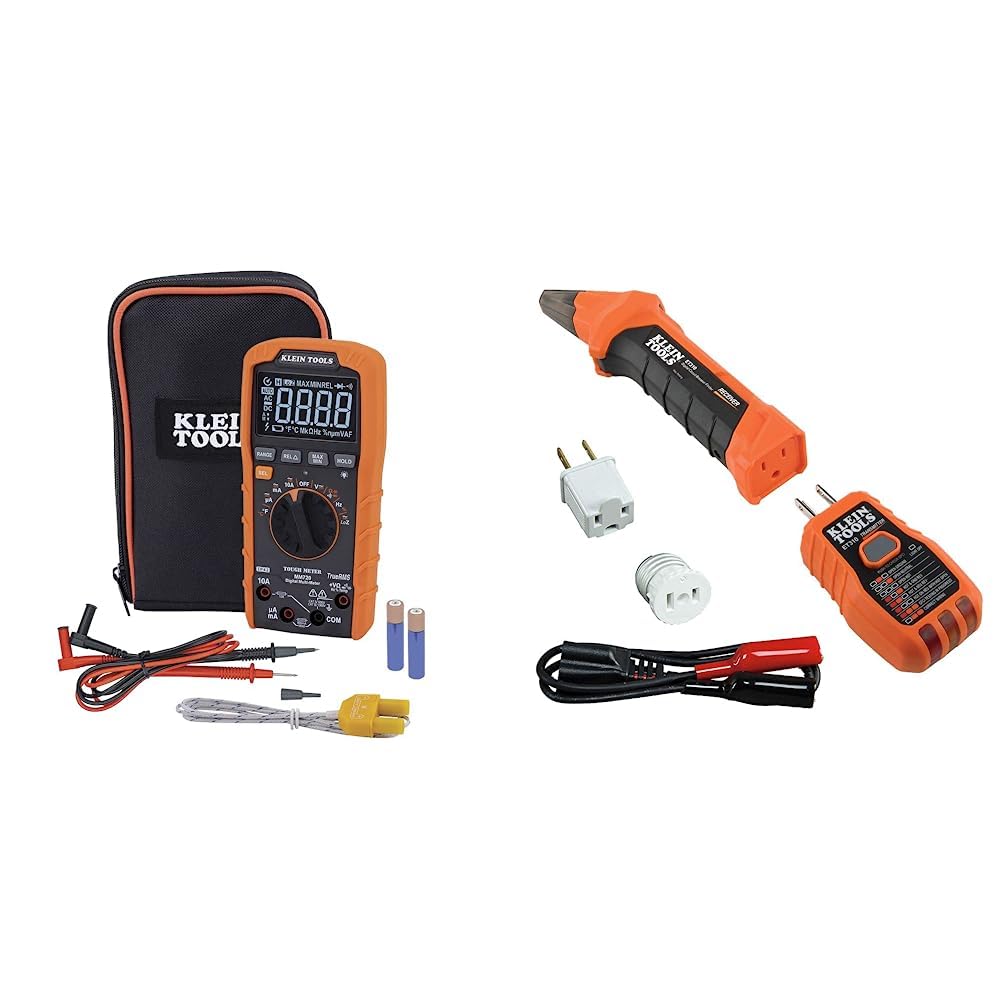 Klein Tools Digital Multimeter and Circuit Breaker Finder Tool Kit | ET310 + 69411