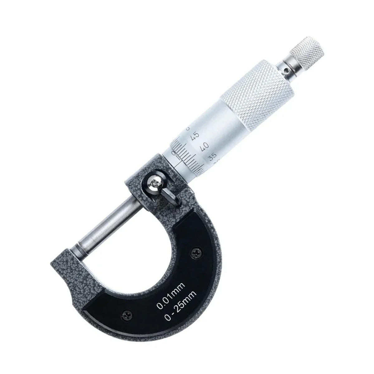 0-25mm Outside Micrometer Precision Measuring Tool, Accuracy 0.001mm, Metric Caliper for External Measurement