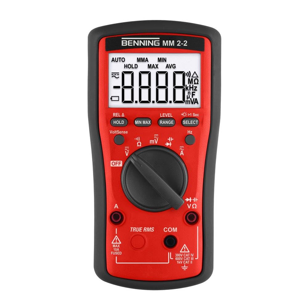 Benning MM 2-2 True-RMS Digital Multimeter (044692)