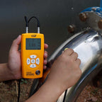 Ultrasonic Thickness Gauge Machine Thickness Measuring Instrument for Glass Plastic Boiler Pipe Wall with Two Measurement Mode Nondestructive Testing Thickness Measuring Range 0.8 to 350mm