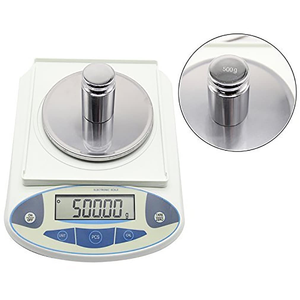 100-500g/0.01g Precision Lab Scale Analytical Laboratory Balance LCD Display Industrial Scale Gold Scales with Counting and Unit Conversion Scales,One Color-200g/0.001g