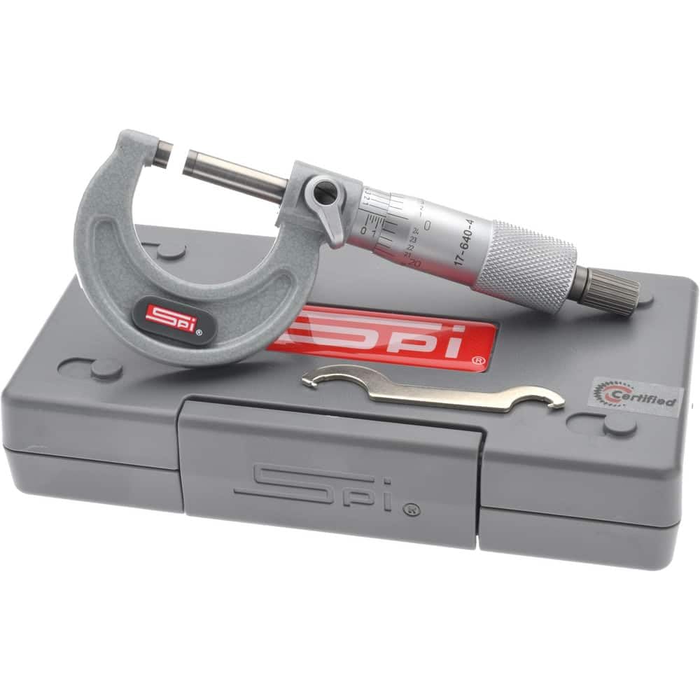 SPI 17-647-9 Calibrated Mechanical Outside Micrometer: 7" to 8 inch Range