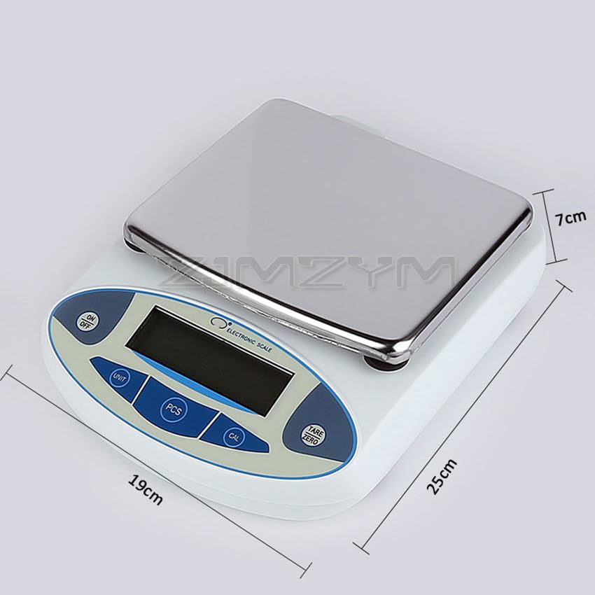 3000/5000g/30kg 0.01g/0.1g Digital Electronic Balance Lab Jewelry Scale High Precision Industrial Kitchen Weighing Balance Scale(30kg 0.1g)