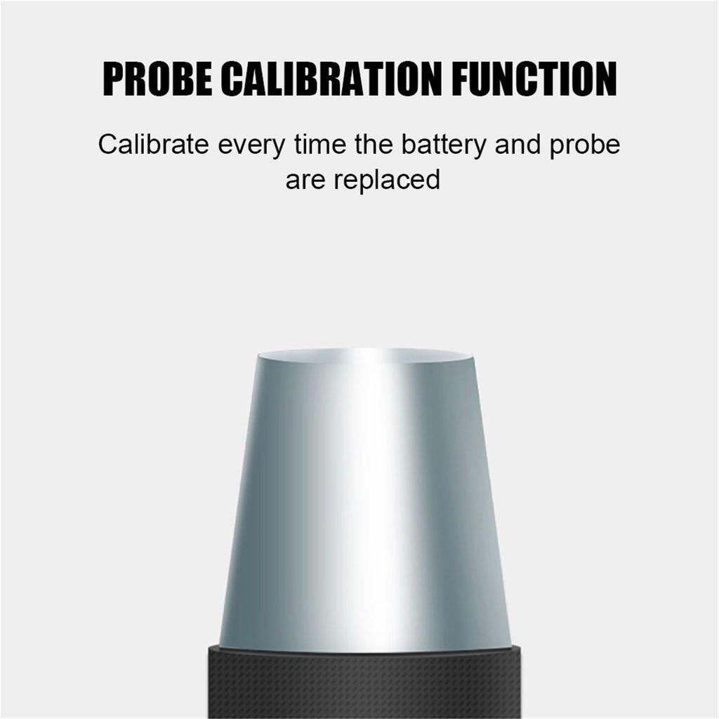 Thickness Gauge, Intelligent Ultrasonic Thickness Gauge 5MHz 1.2-300mm Metal/Steel Measurement HighAccuracy Non-Destructive Testing Meter
