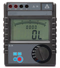 Insulation Resistance Tester Meter Megohmmeter With Rated Voltage 50/250/500/1000/2500V Insulation Resistance 0.1MΩ-200GΩ AC/DC Voltage 0-750V For Electric Motor,Cable,Switch Insulation Material