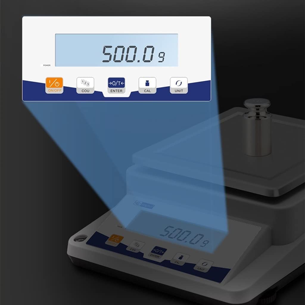 Counting Scale Lab Analytical Precision Balance 0.1 Gram Scale Electronic Balance Jewelry Scale Kitchen Precision Weighing Ac/Dc Adapter Scales