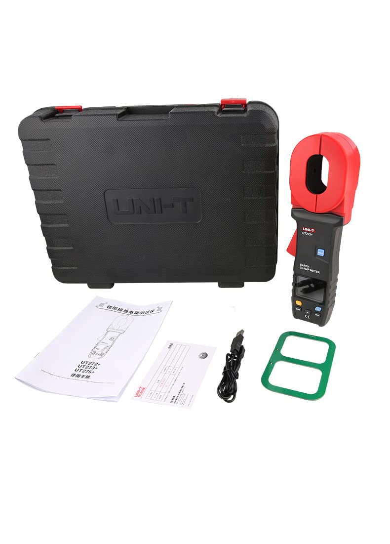 UNI-T Clamp Ground Resistance Tester UT273+ UT275 UT276A+ UT278A+ UT278C UT278D Auto Range Lightning Protection Loop Resistance Earth Clamp Meter(UT278A+)