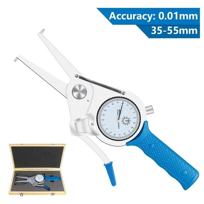 0.01mm 35-55mm Gauge Internal Caliper Dial Micrometer Inside Snap for Diameter Measuring Tools