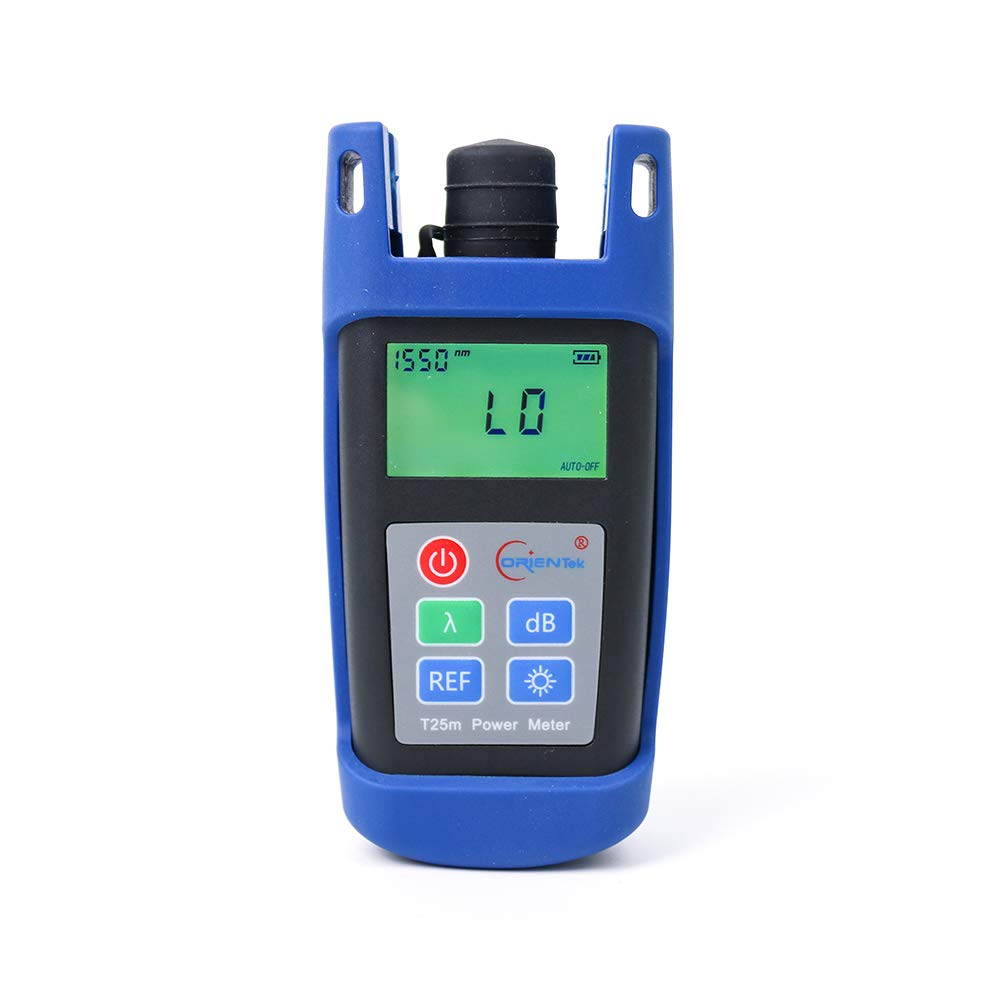 TCI Fiber Inspection Cleaning Tool Kit Including : Fiber Connector Microscope, Fiber Cleaner, Optic Power Meter,1mw VFL, Cleaning Wipes (TCI-8E Kit)