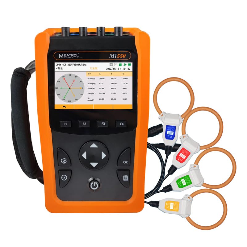 Handheld Multifunction Meter Uninterrupted Current and Voltage Measurement BESS Energy Storage Project Mi550 +NRC150（Measurement Range 10A-3000A, Inner Diameter 150mm）