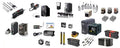430-105, Connector; Test; PC Test Jacks; AcceptsTIPS; 3/16" PCB; Blue; Gold Plated (25 Items)