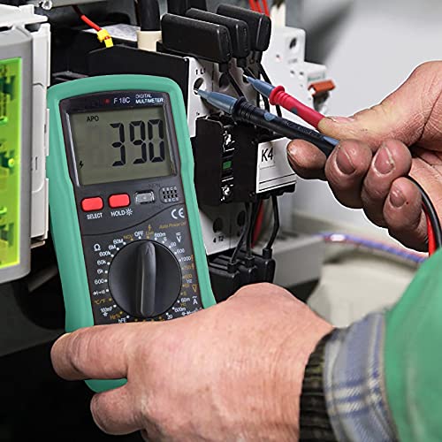 Digital Multimeter 6000 Counts AC/DC Ammeter Voltmeter Backlight Temperature Electrical Probe Multi Tester