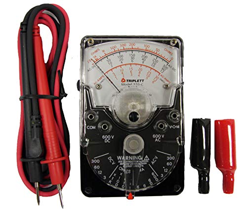 Triplett 3067 Hand-Sized Analog Multimeter for Telco