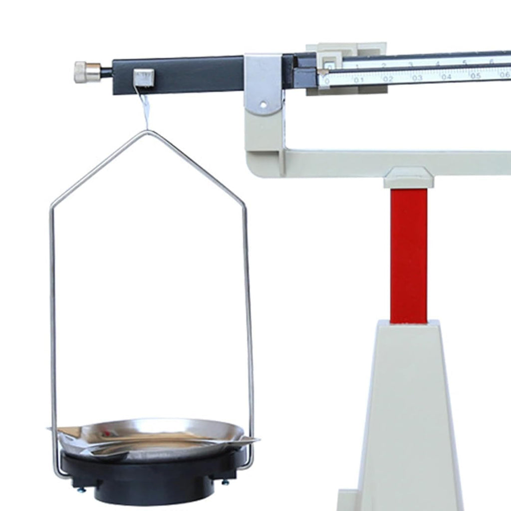 4-Scale Pan Balance, Laboratory Mechanical Scale, Weighing Range 0.01g-311g, Adjustable Nut, Clearly Marked, for Classroom, Laboratory, Factories