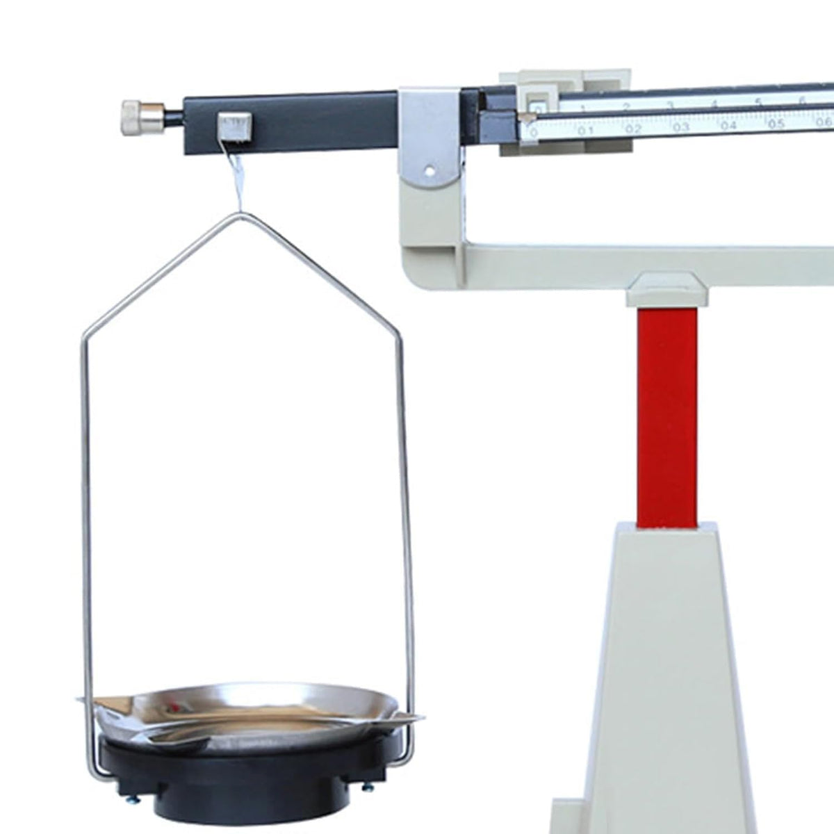 4-Scale Pan Balance, Laboratory Mechanical Scale, Weighing Range 0.01g-311g, Adjustable Nut, Clearly Marked, for Classroom, Laboratory, Factories