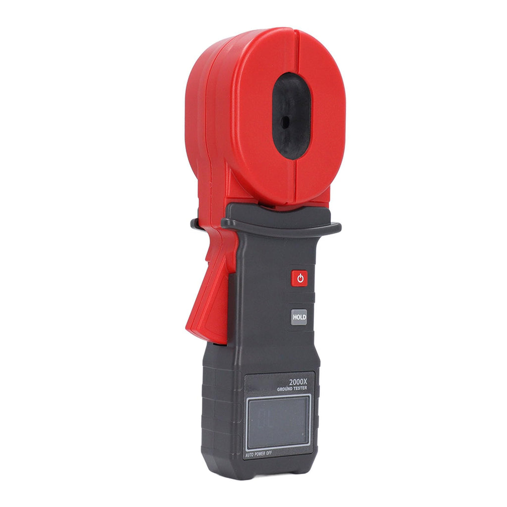 WALFRONT Clamp Ground Resistance Tester, 0.01-500 Ohm, 500 Memory