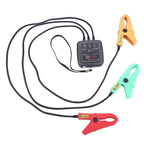 Non-Contact Three Phase Sequence Detector Rotation Monitor Instrument Phase Detector Detection Device with Diameter ø10mm to ø40mm Magnetic Base