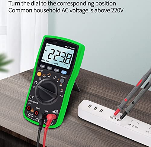 Digital Multimeter 19999 Counts Profissional Transistor Electrical Tester 600v Multi Volt Lead Set