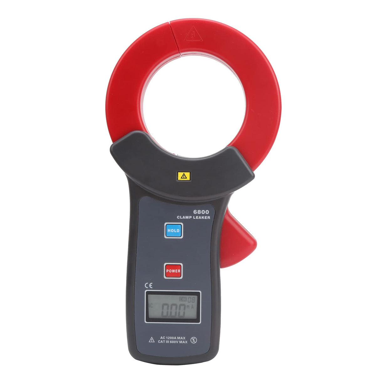 AC Large Caliber Leakage Current Tester High Precise Clamp Ammeter 1200A