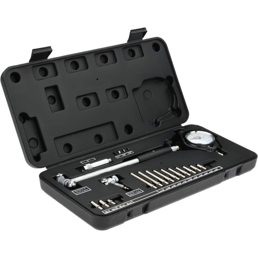 SPI 12-191-3 Dial Bore Gage Set: 15 Anvils, 1.4 inch to 6 inch Measurement Range