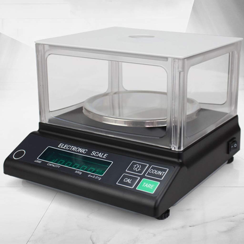 Digital Precision Electronic Scale Scientific Gram High 0.01G Accurate Balance Lab Weighing and Counting for Laboratory Chemical Plant,200G/0.01G,200g/0.01g