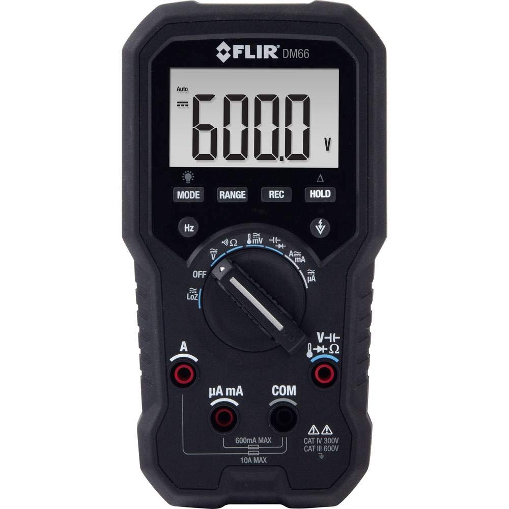 Flir DM66 True RMS Multimeter with VFD Mode, Non-Contact Voltage