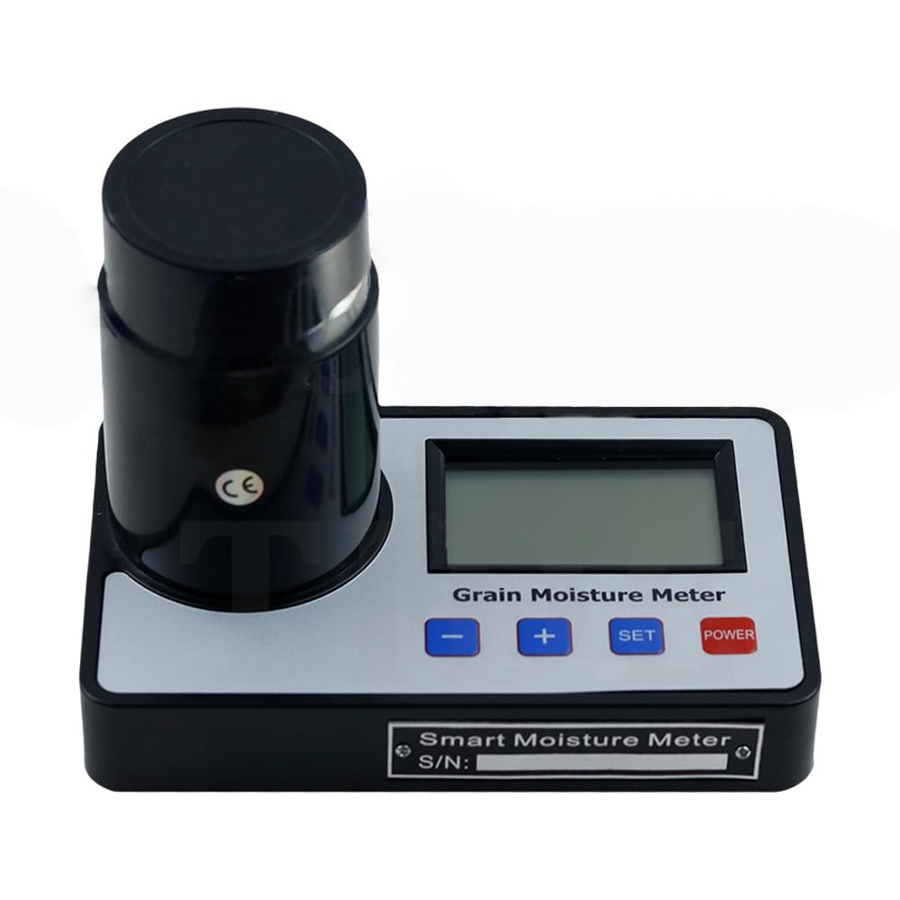 Grain Moisture Meter, Cocoa Beans Wheat Corn Moisture Detector, Measurement Features Rapid Humidity Detection