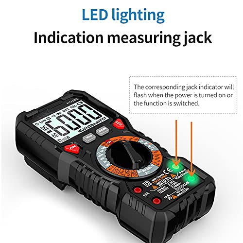 Digital Multimeter Auto Range 6000 Counts Professional High Precise Multimetro Testers