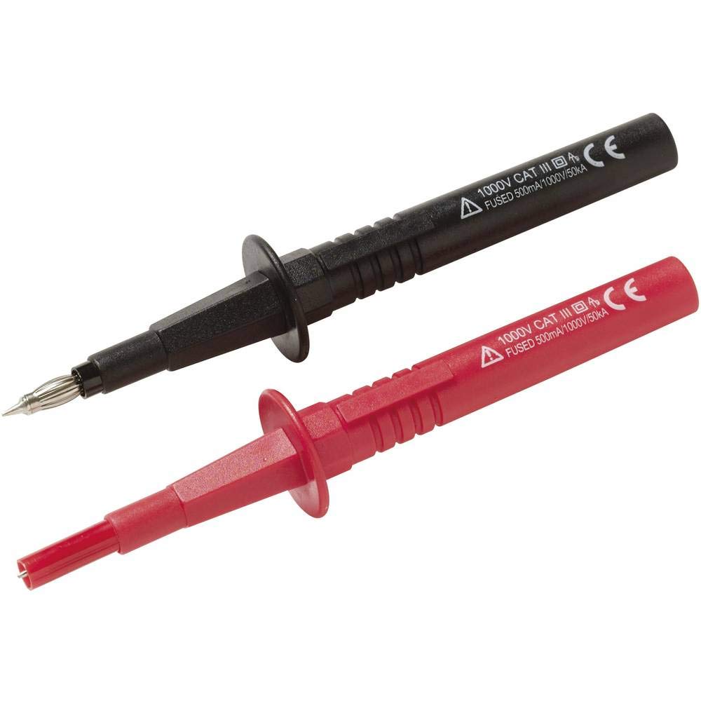 Fluke TL1550B 3 Piece Test Lead Set with Alligator Clips, 5000V DC Voltage, 20A Current, 103-25/128" Cable Length