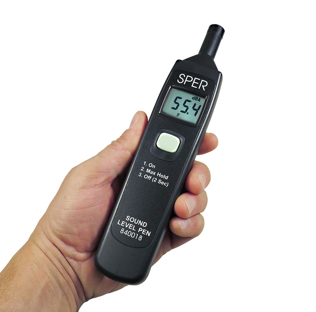 Sper Scientific 840018 Type 2 Sound Meter Pen with 1-Button Operation