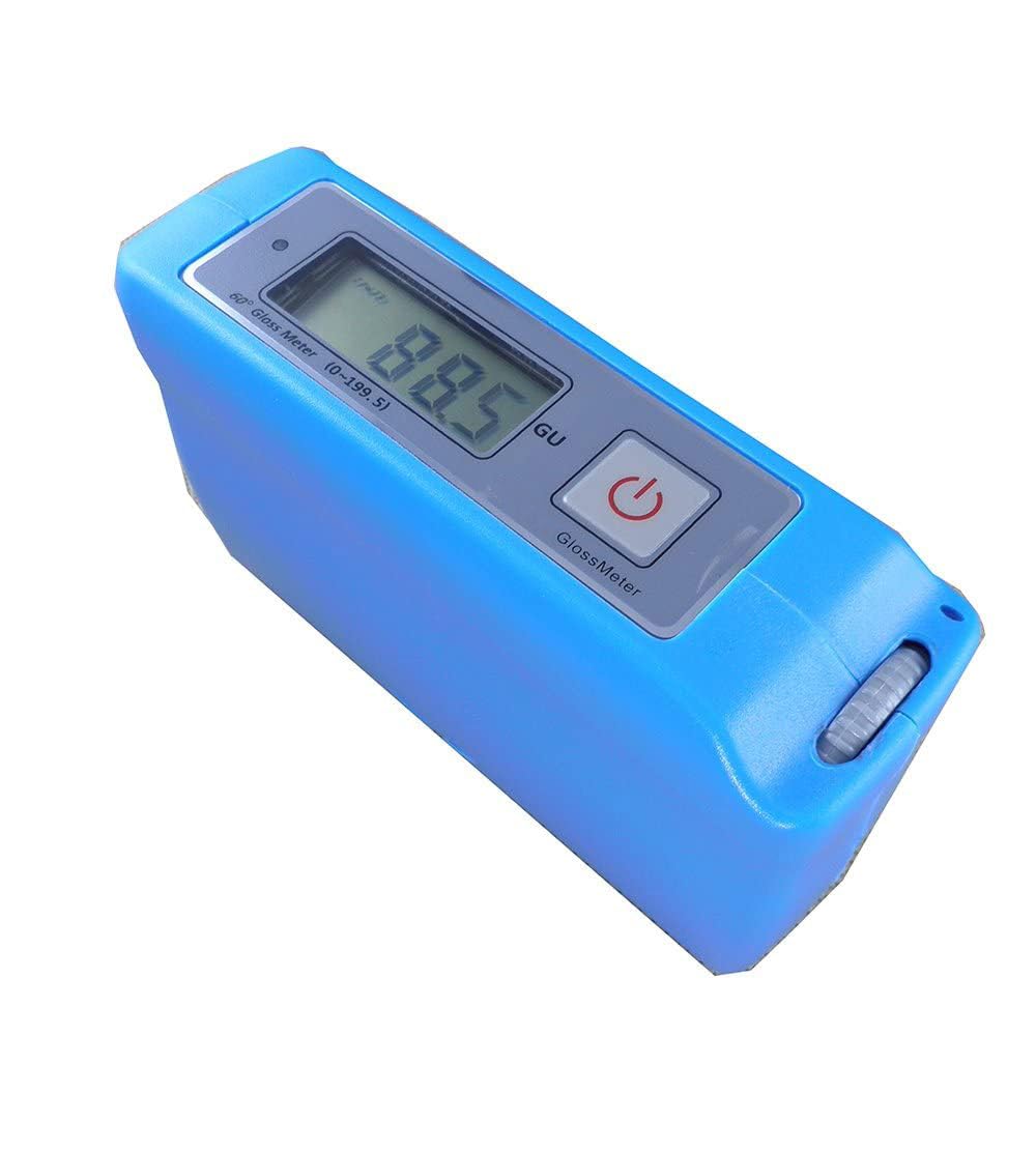 60 Degree Glossmeter Gloss Meter Gloss Tester for Printing Ink Paper Plastic with Range 0.0 to 199.5GU Deviation ±1.5GU Measuring Area 36×18mm