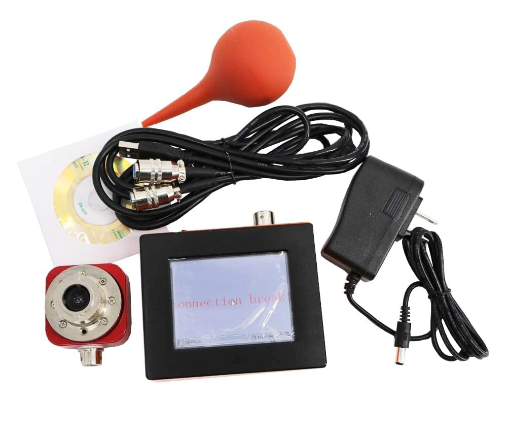 Digital Concrete Crack Width Gauge Meter Tester Crack Width Measuring Device with Photo and Data Storage Maximum Detection Range of 0-8mm Accuracy Better Than 1mm for Construction Industry