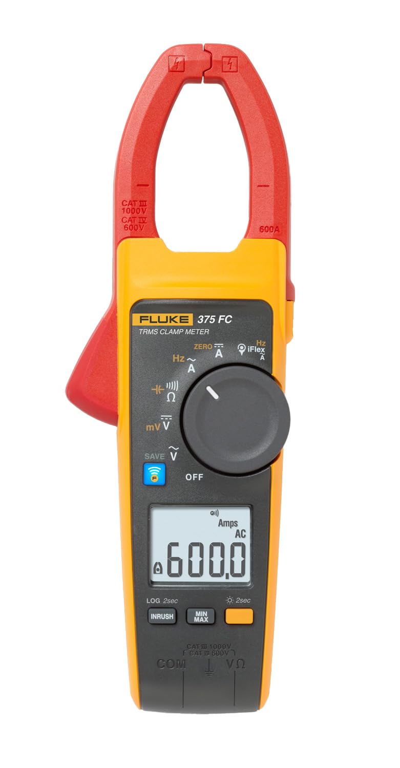 Fluke - FLUKE-375 FC 4695932 375 FC 600A Ac/Dc TRMS Wireless Clamp