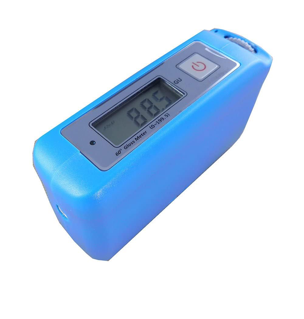 60 Degree Glossmeter Gloss Meter Gloss Tester for Printing Ink Paper Plastic with Range 0.0 to 199.5GU Deviation ±1.5GU Measuring Area 36×18mm