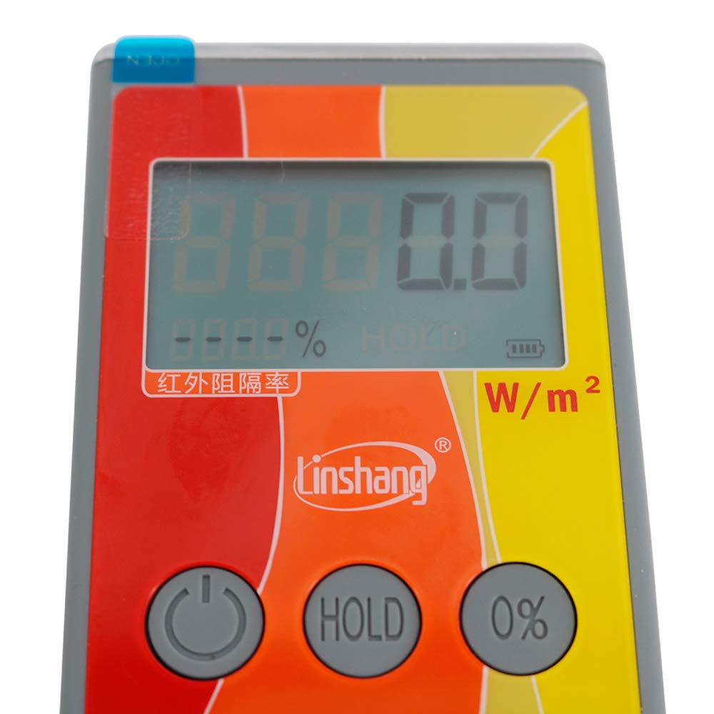 LS122 Handheld IR Power Meter Test Infrared Intensity Luminance with IR Rejection Heat Insulation Rate from 1000-1700nm